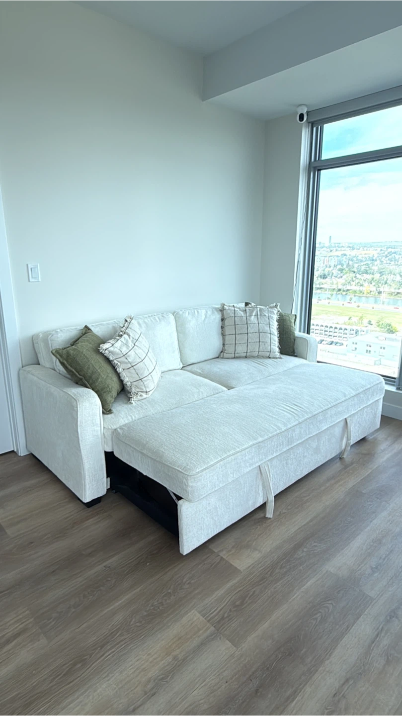 Cream Sofa Bed
