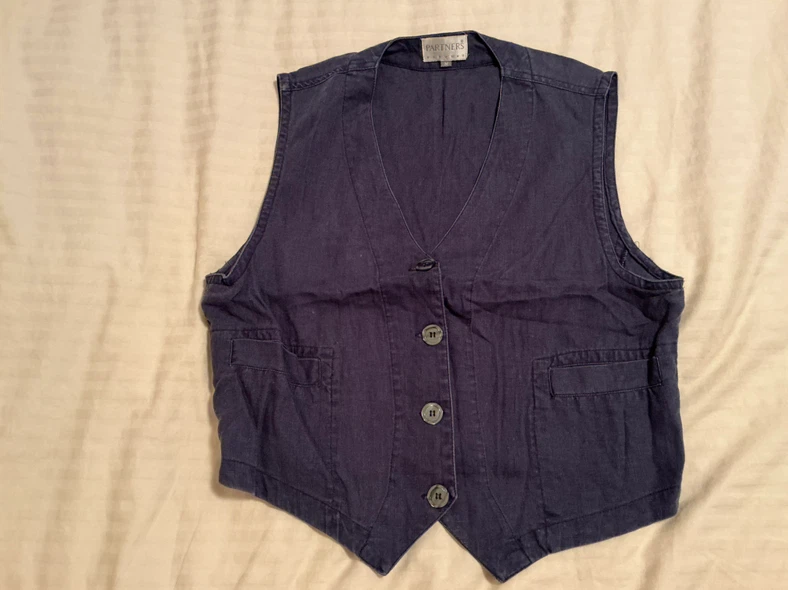 Partners navy blue vest