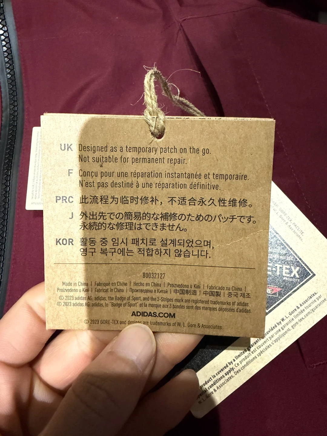 Adidas Terrex XPR GORE-TEX Paclite Jacket - photo 3