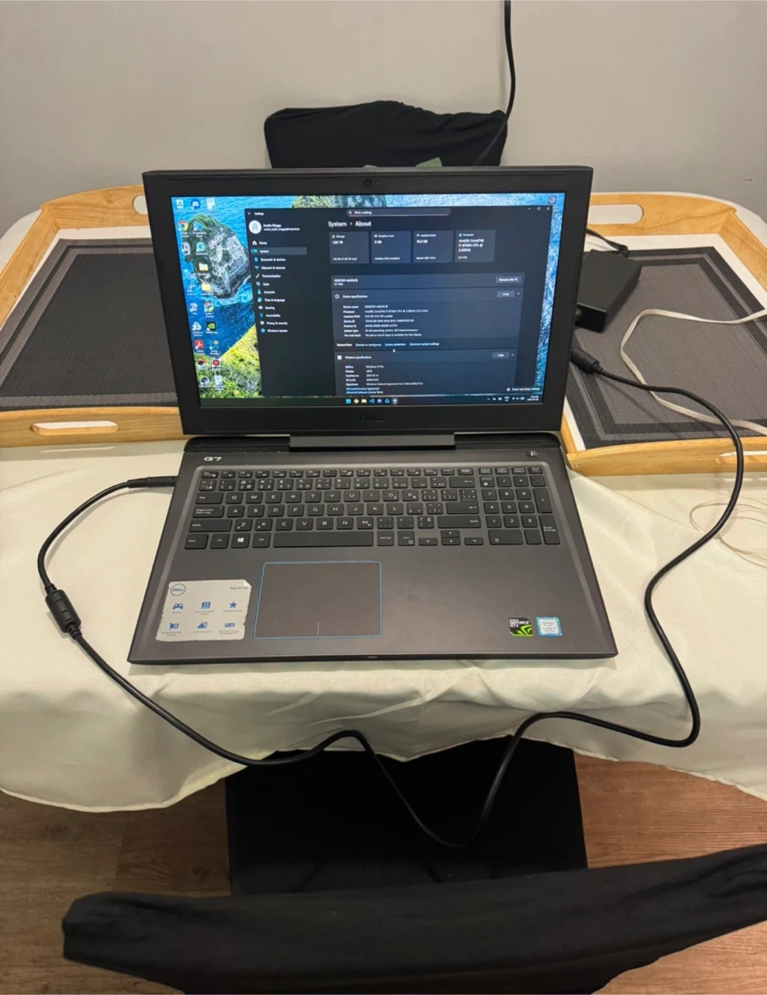 Dell G7 Gaming Laptop - i7, GTX 1060 6GB, 16GB RAM, 1.3TB - photo 2