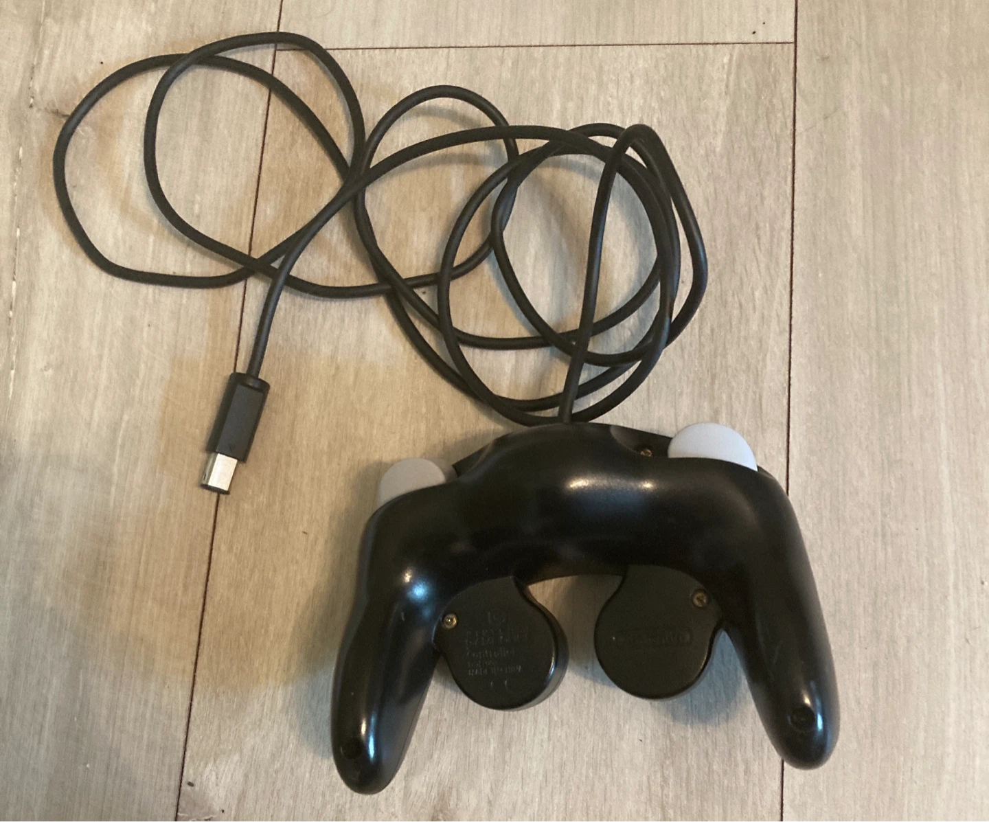 Black Nintendo GameCube Wired Controller - photo 2