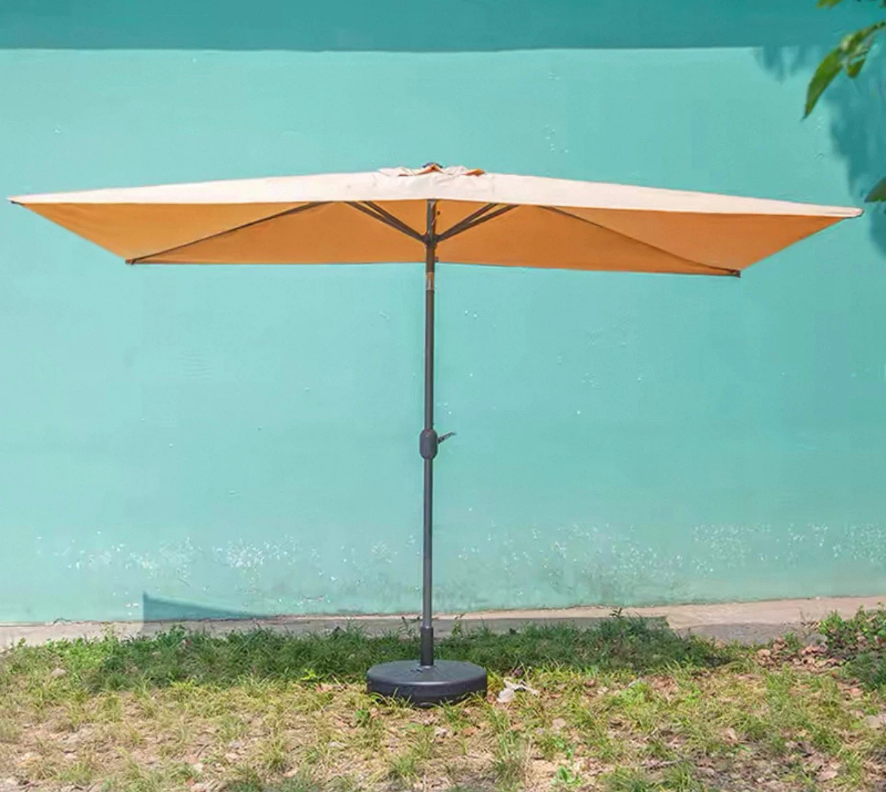 Tan Rectangular Patio Umbrella - photo 3