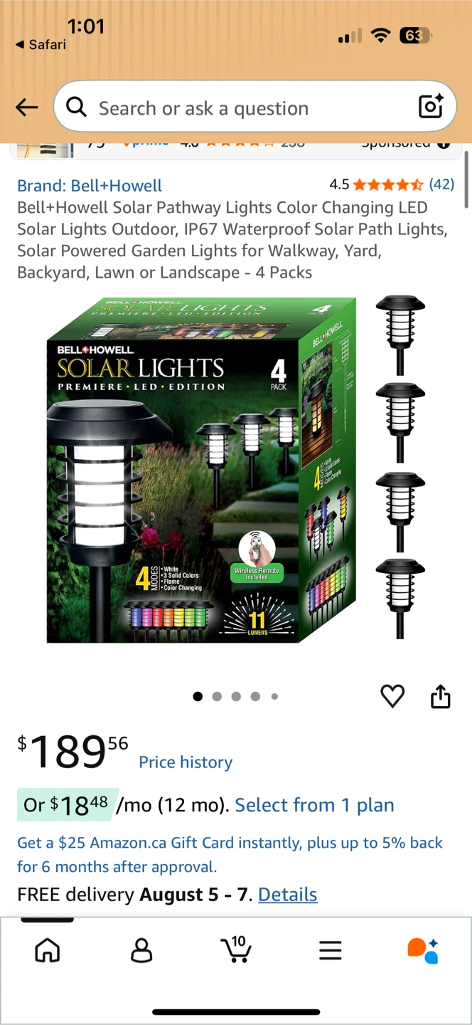 COLOR CHANGING SOLAR LIGHTS WITH REMOTE - photo 5