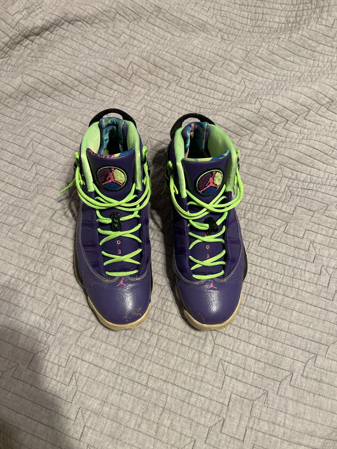 Air Jordan 6 Rings Sneakers Bel-Air colorway - photo 2