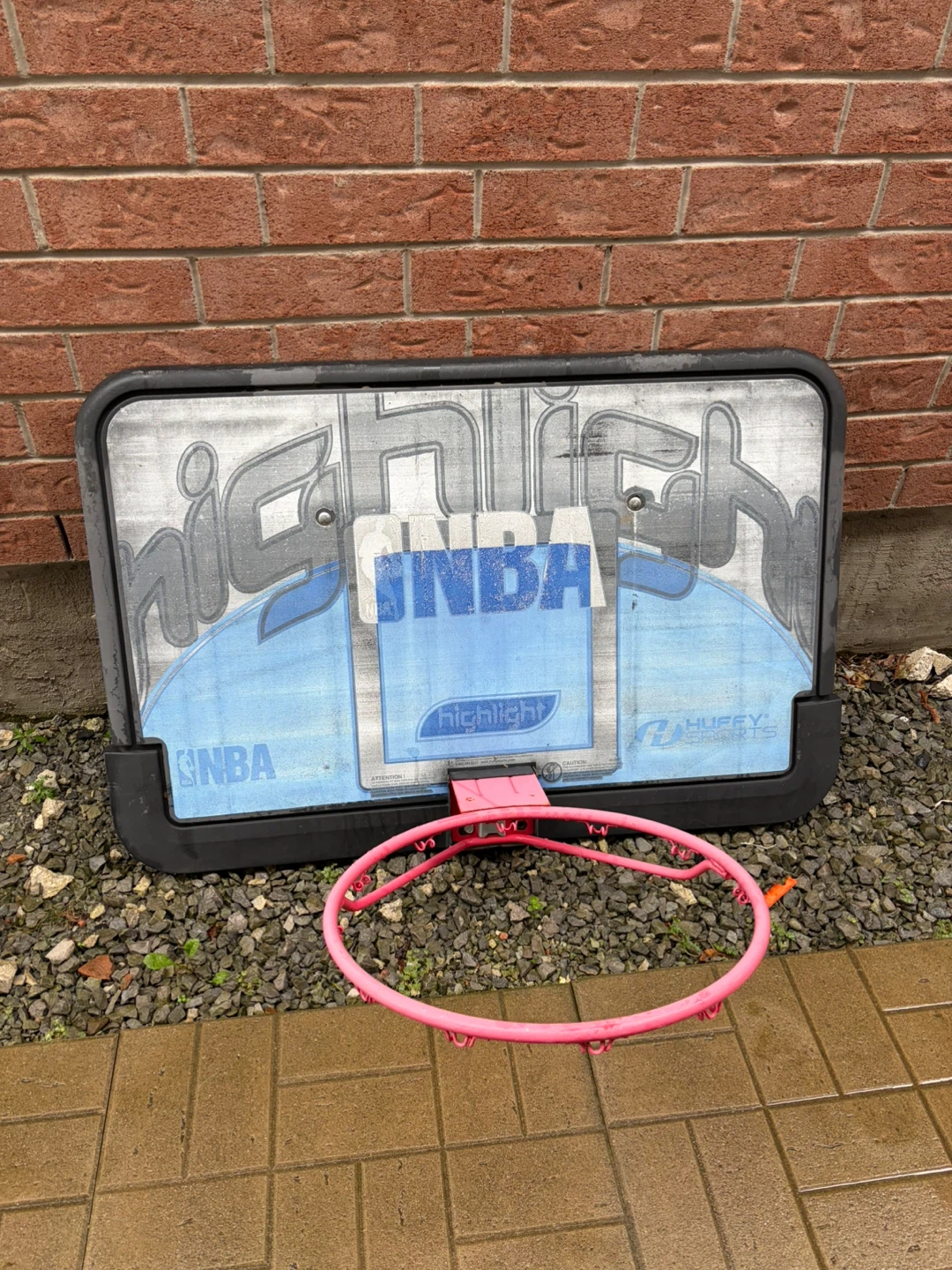 Basketball Backboard & Rim