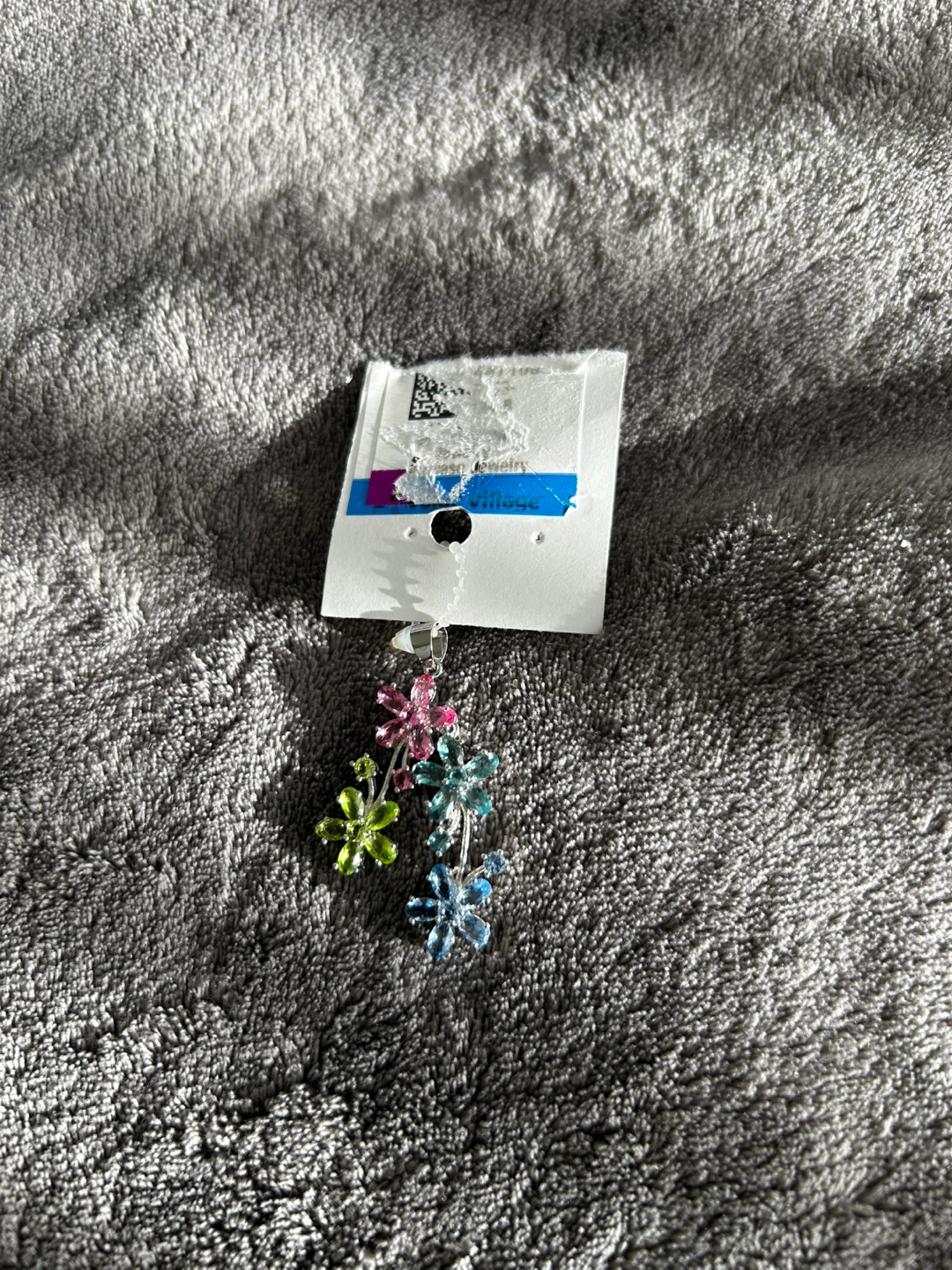 925 Sterling Silver Multi-Flower Pendant