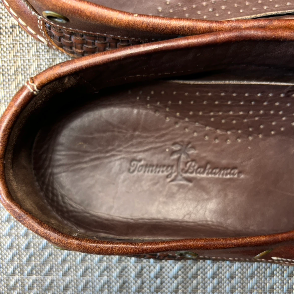 Tommy Bahama size 14 Woven Leather Loafers Size 14 - photo 2