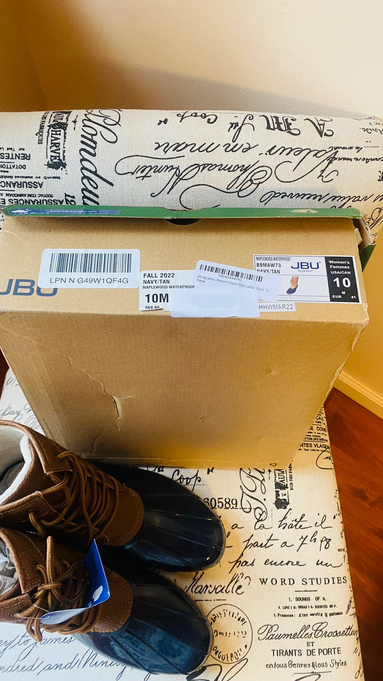 JBU size 10 ladies lined Rainboots - photo 2