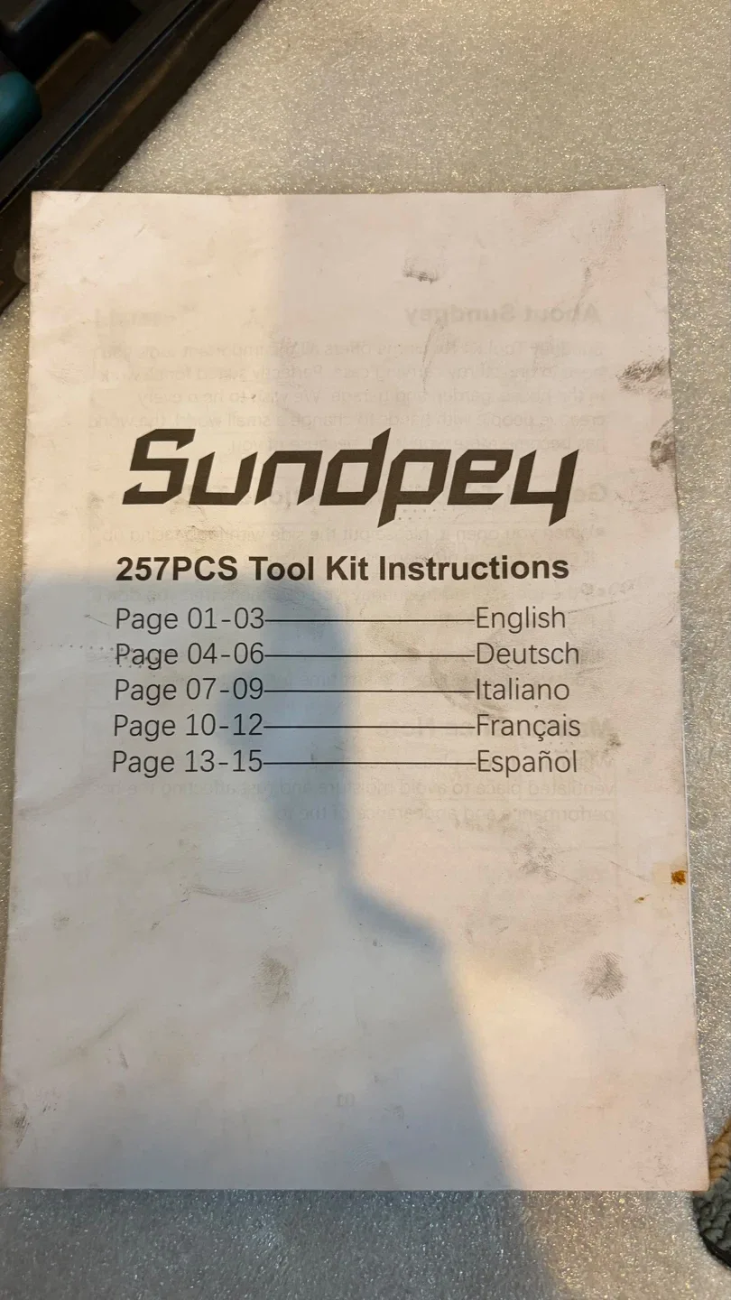 MOVING SALE Sundpey 257-Piece Tool Kit - photo 3