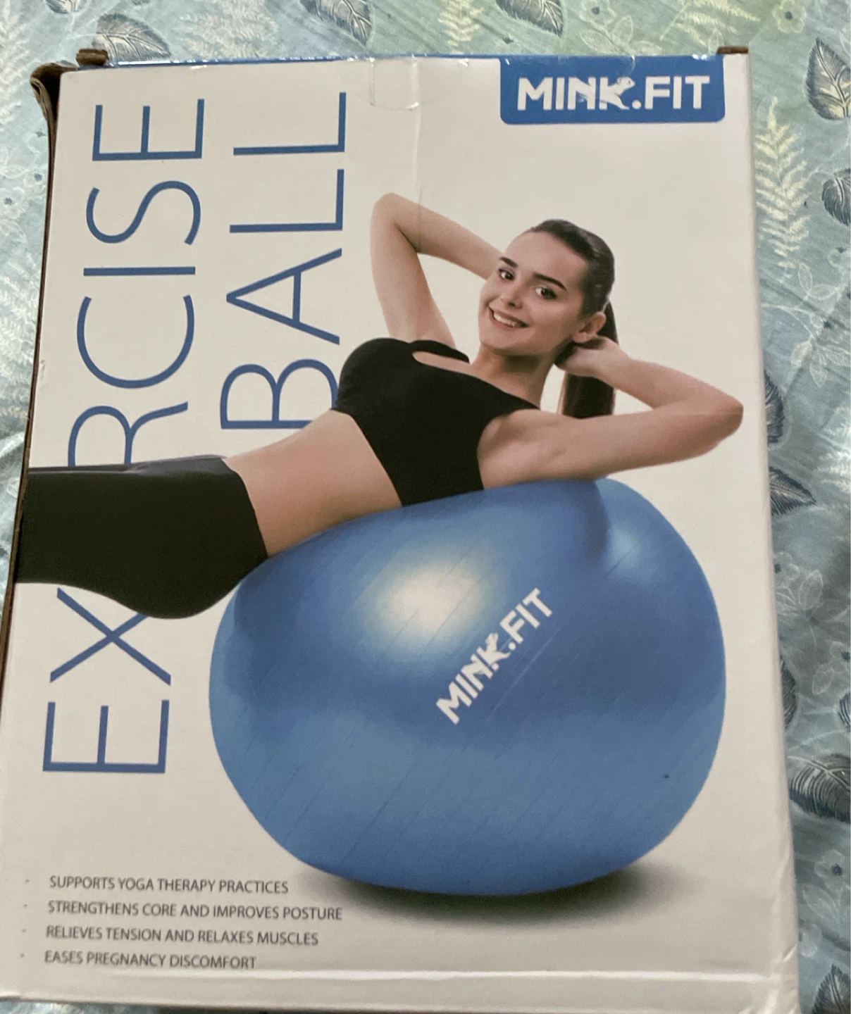 Mink-Fit 65cm Exercise Ball with Pump - photo 2