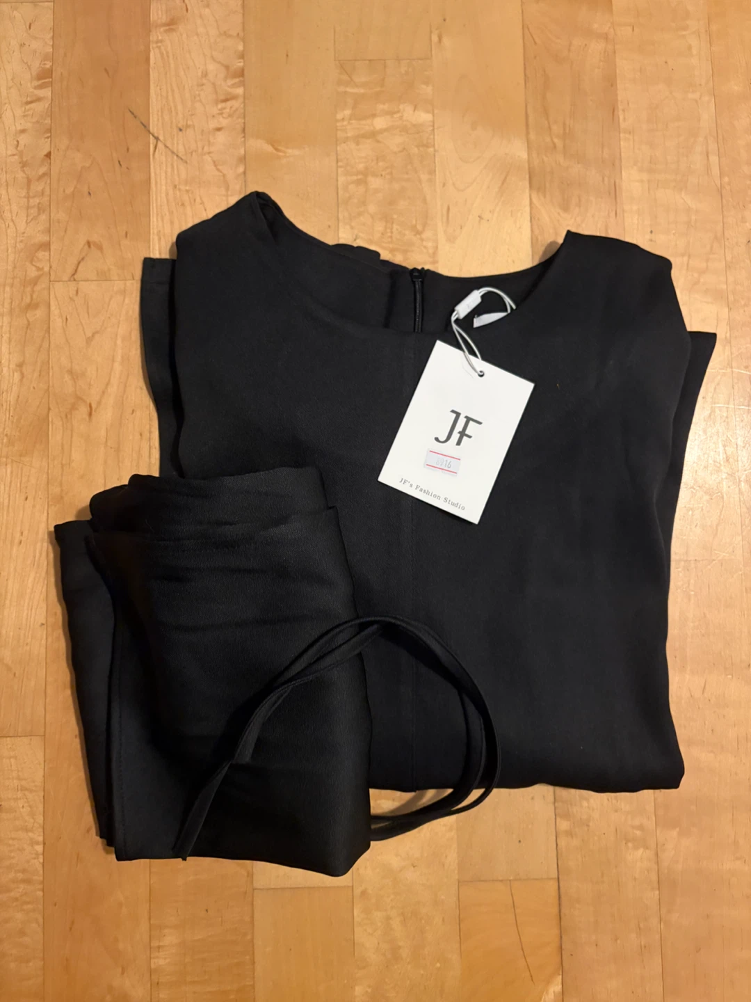 NEW. JF Fashion Studio Black Midi Skirt - photo 5