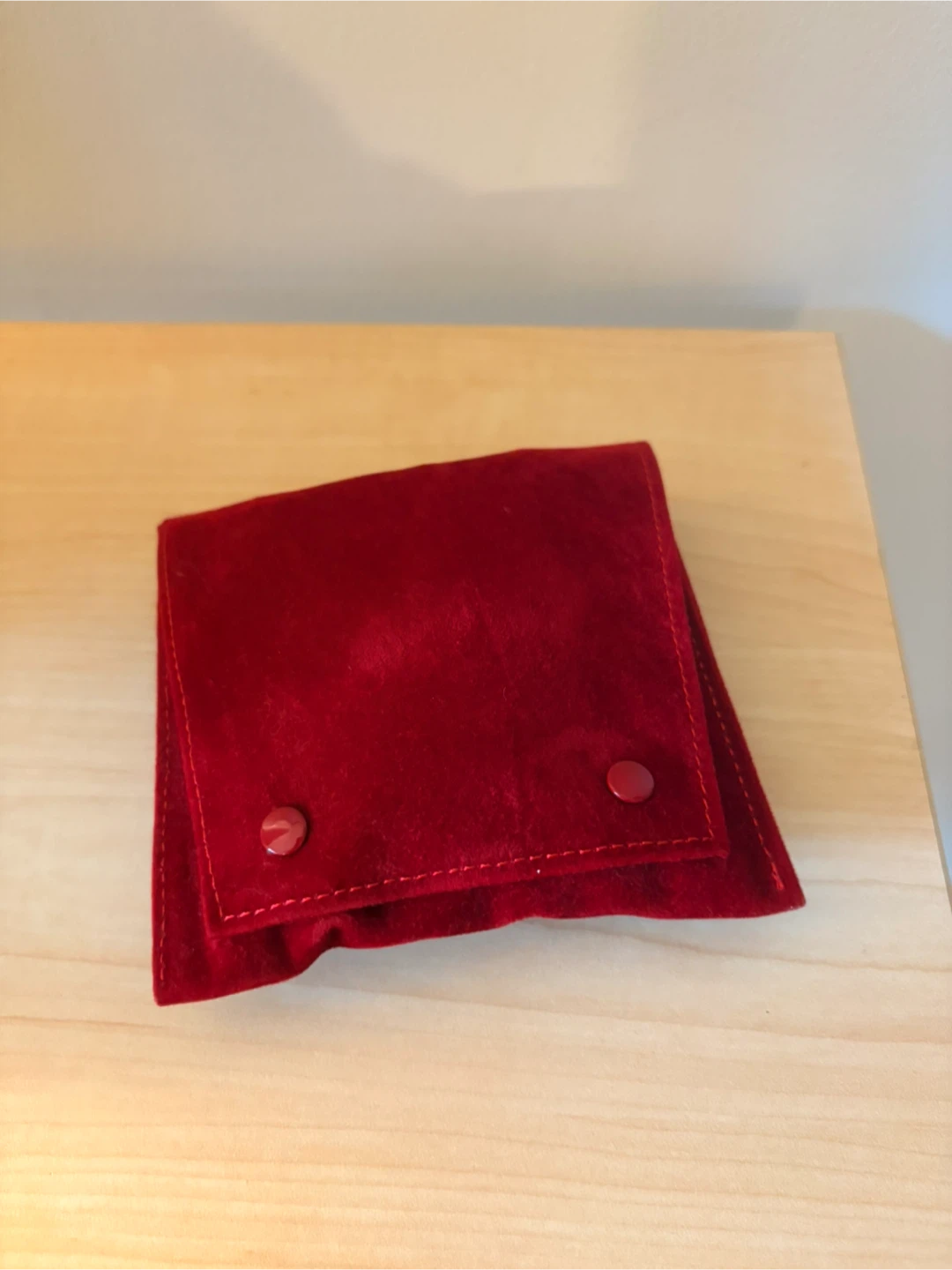 Cartier Red Velvet Travel Pouch - photo 2