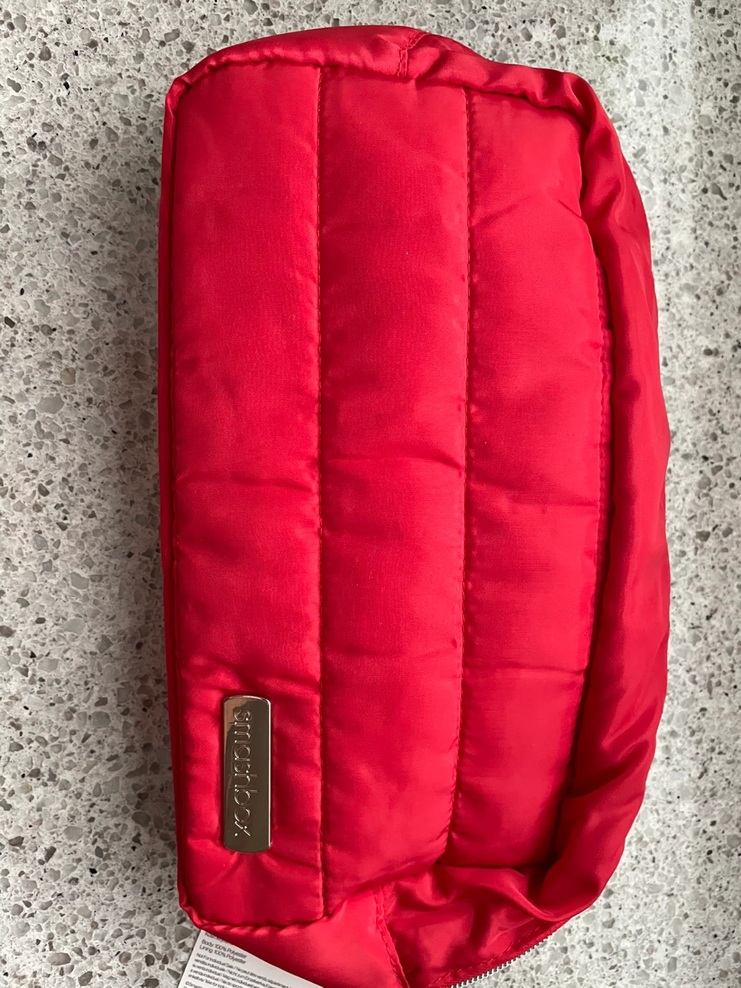 Smashbox Red Cosmetic Makeup Bag