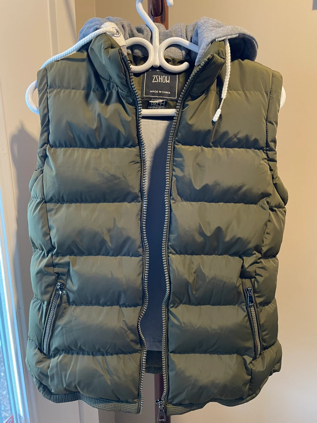 ZSHOW Women's Quilted Hooded Puffer Vest