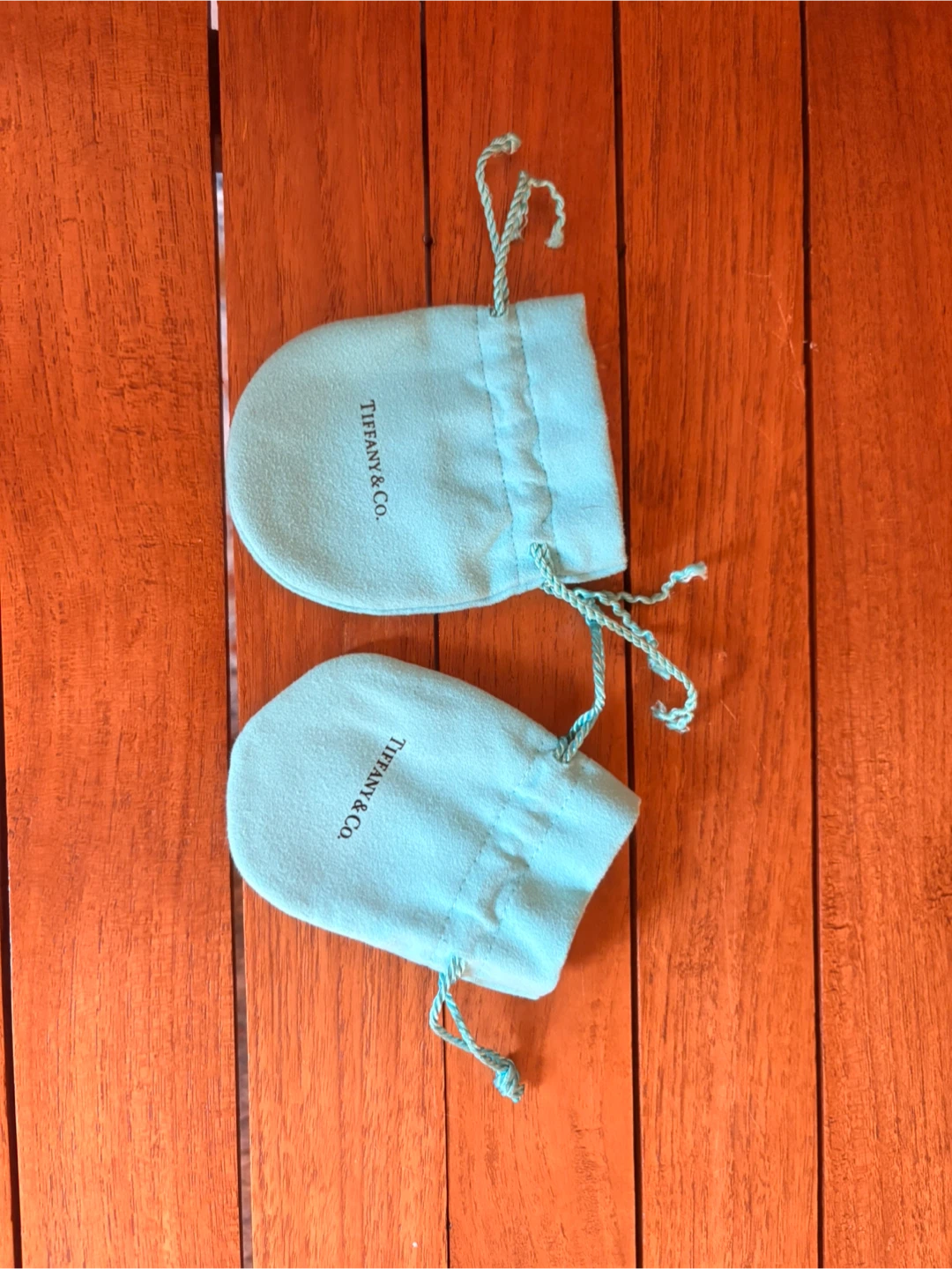 Two Tiffany & Co. Jewelry Pouches
