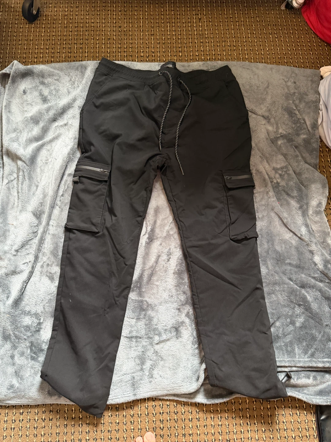 Steves Jeans Black Cargo Pants