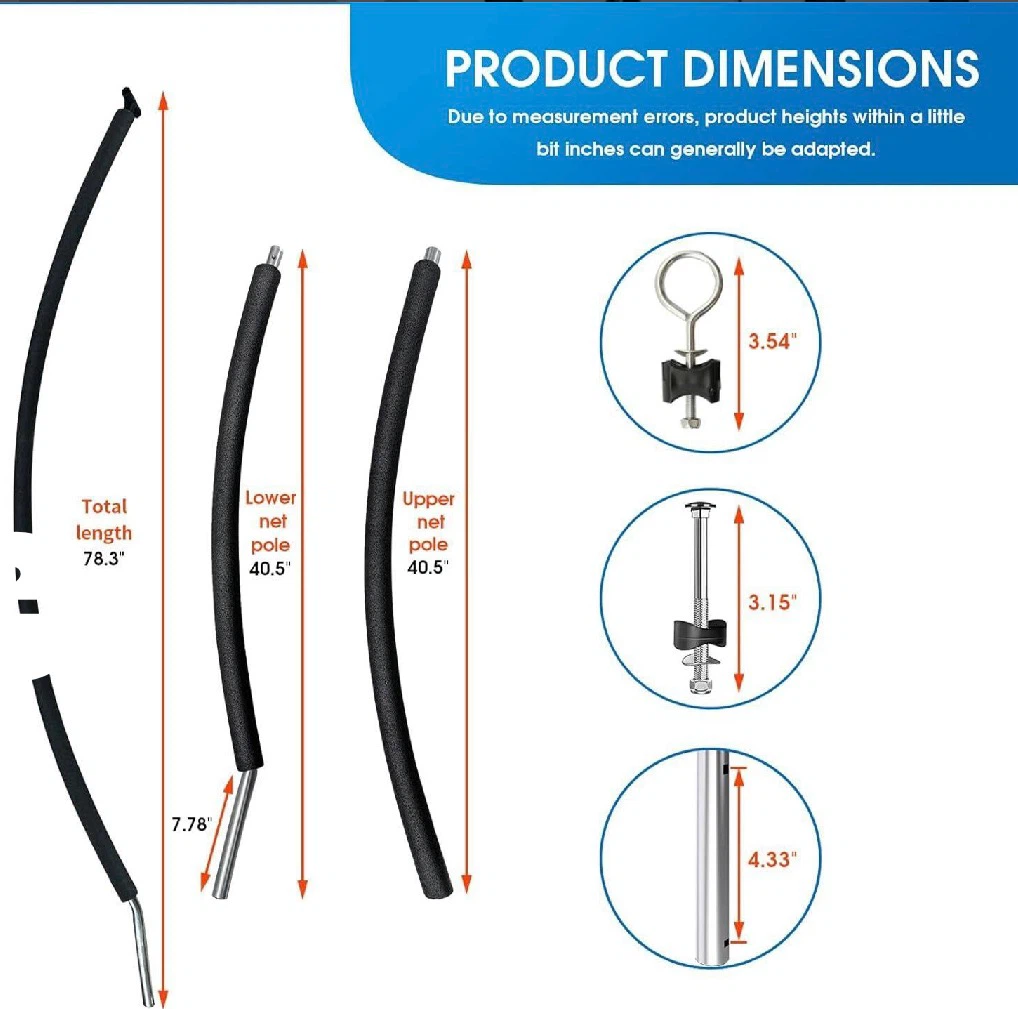 Universal Curved Trampoline Net Poles - photo 4