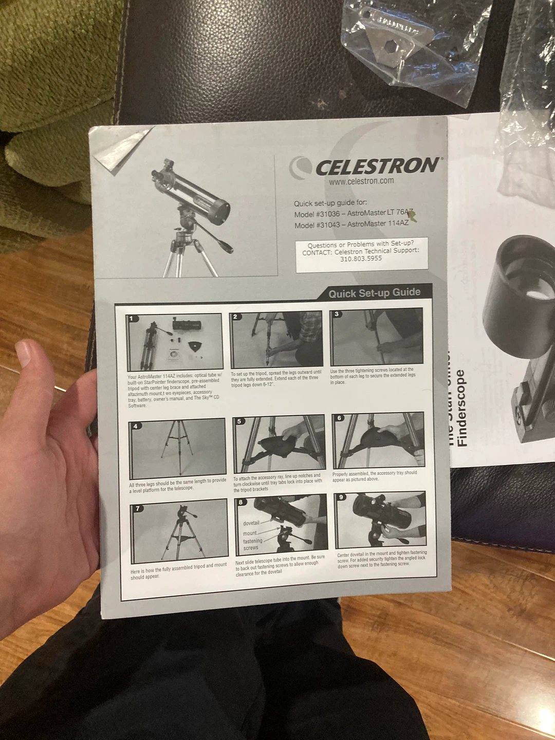 Celestron AstroMaster 114AZ Telescope - photo 3