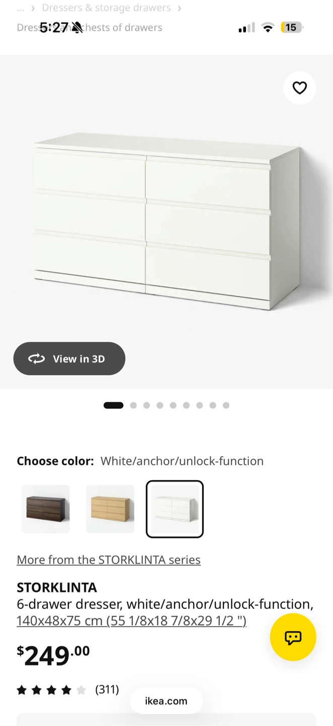 IKEA 6-Drawer Dresser White - $180 OBO - photo 4