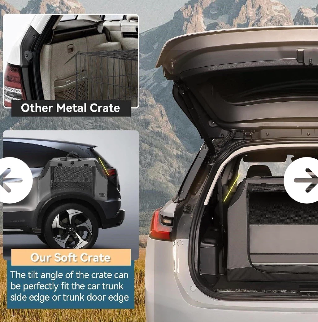 PETSFIT Dog Crates, Ideal for Traveling, Three... - photo 4