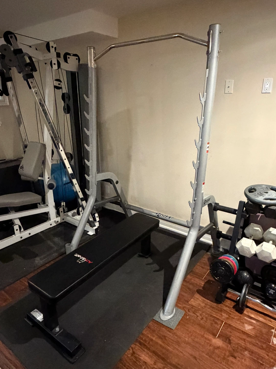 Hoist Squat Rack with bench press