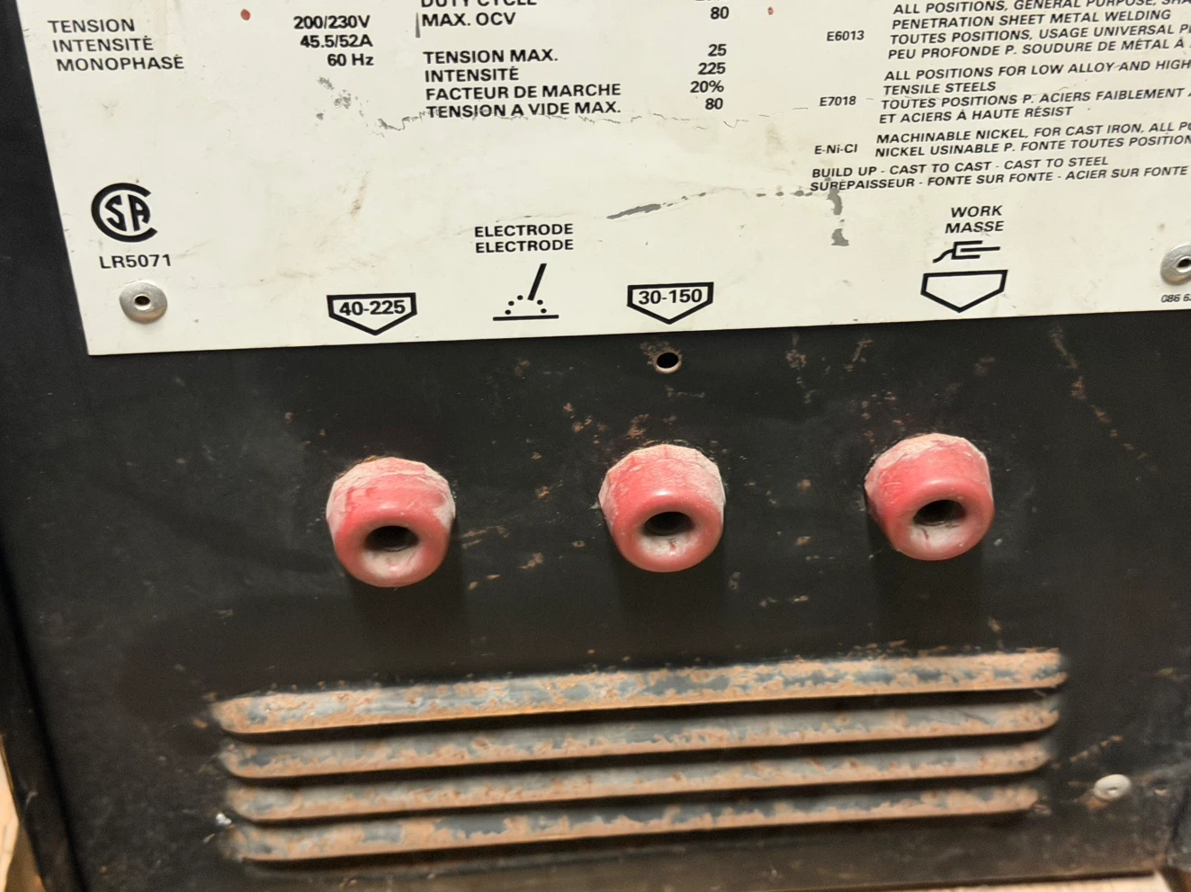 Arcweld 225A Stinger II Welder - photo 5