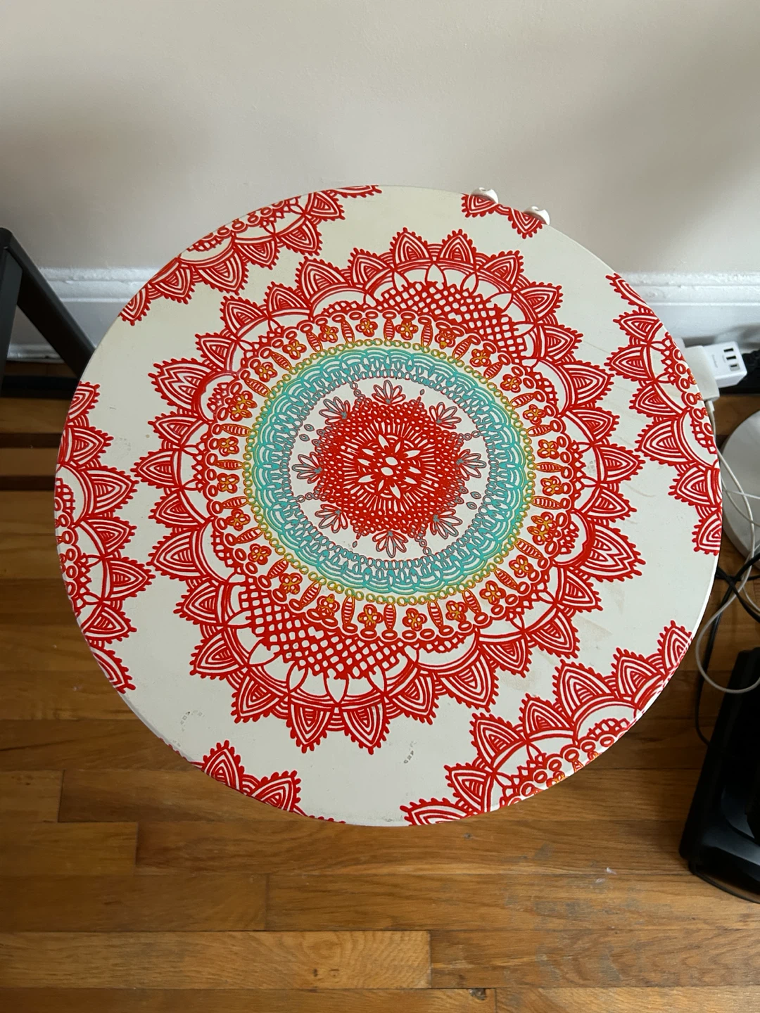 Mandala Pattern Folding Side Table - photo 2