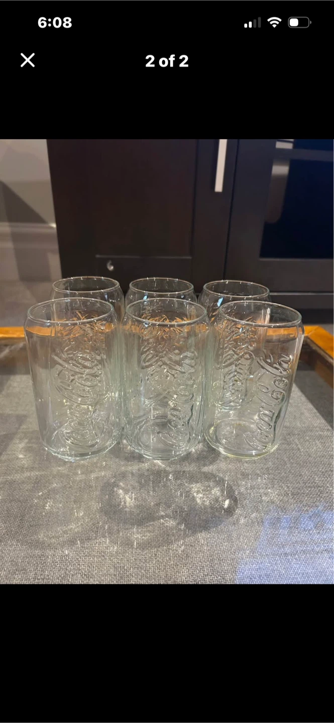Coca-Cola Can Glasses - Set of 6