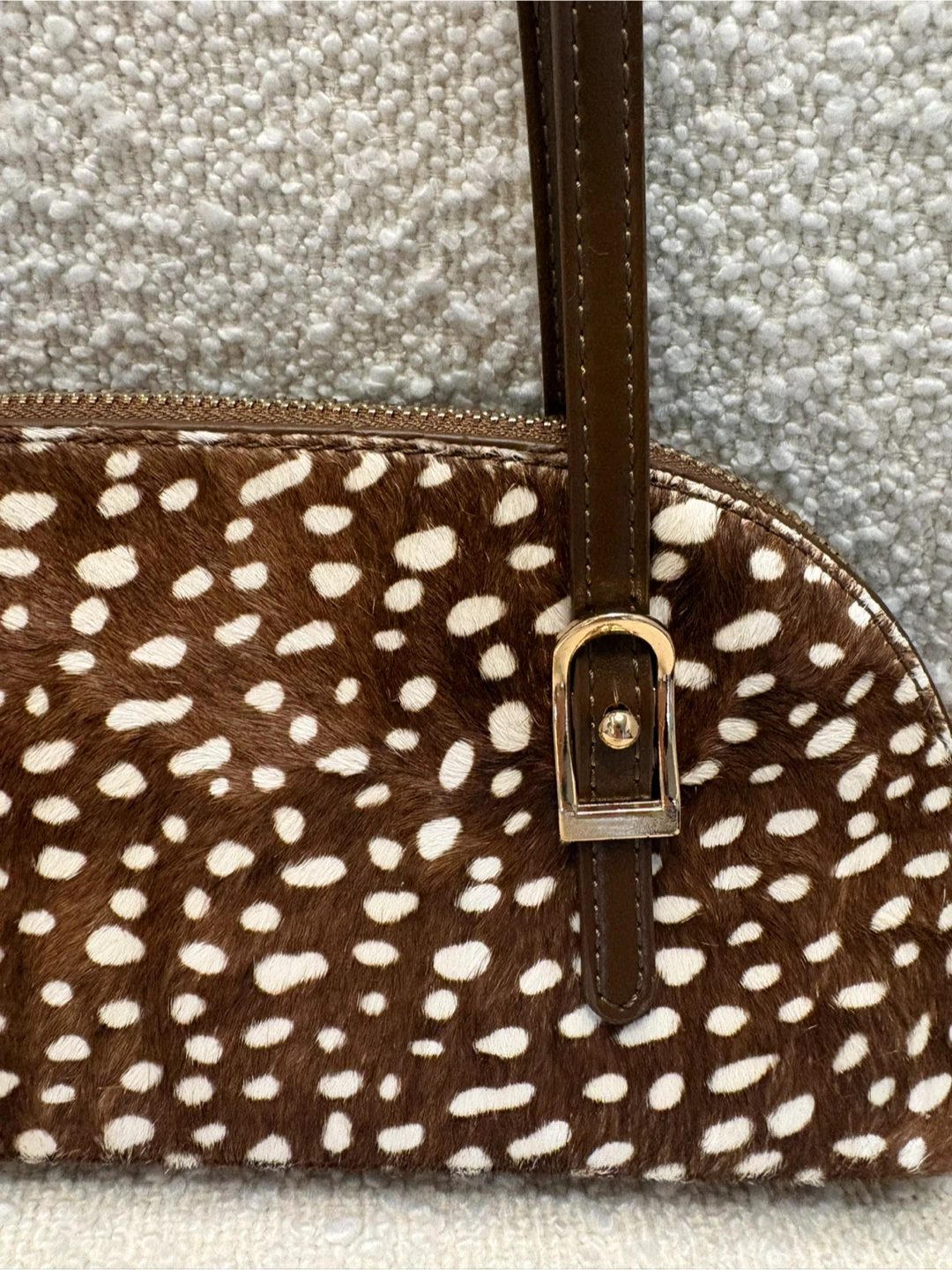 Brand new real calf hair BAMBI bag with cardholders!! - photo 2