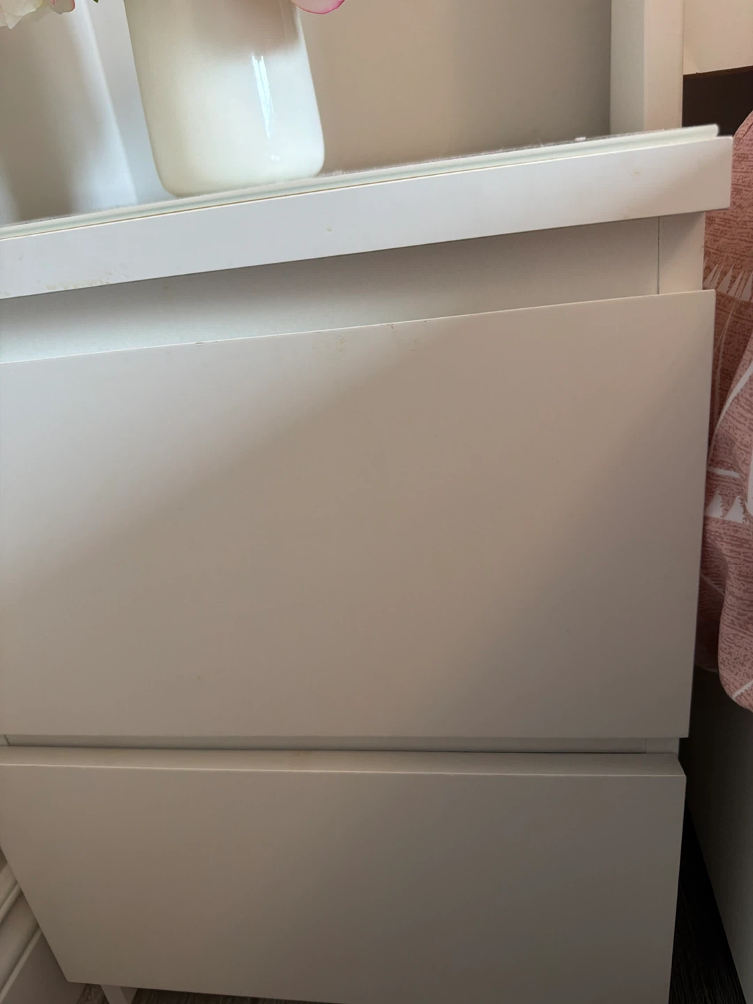 2 IKEA Malm White 2-Drawer Nightstand - photo 2