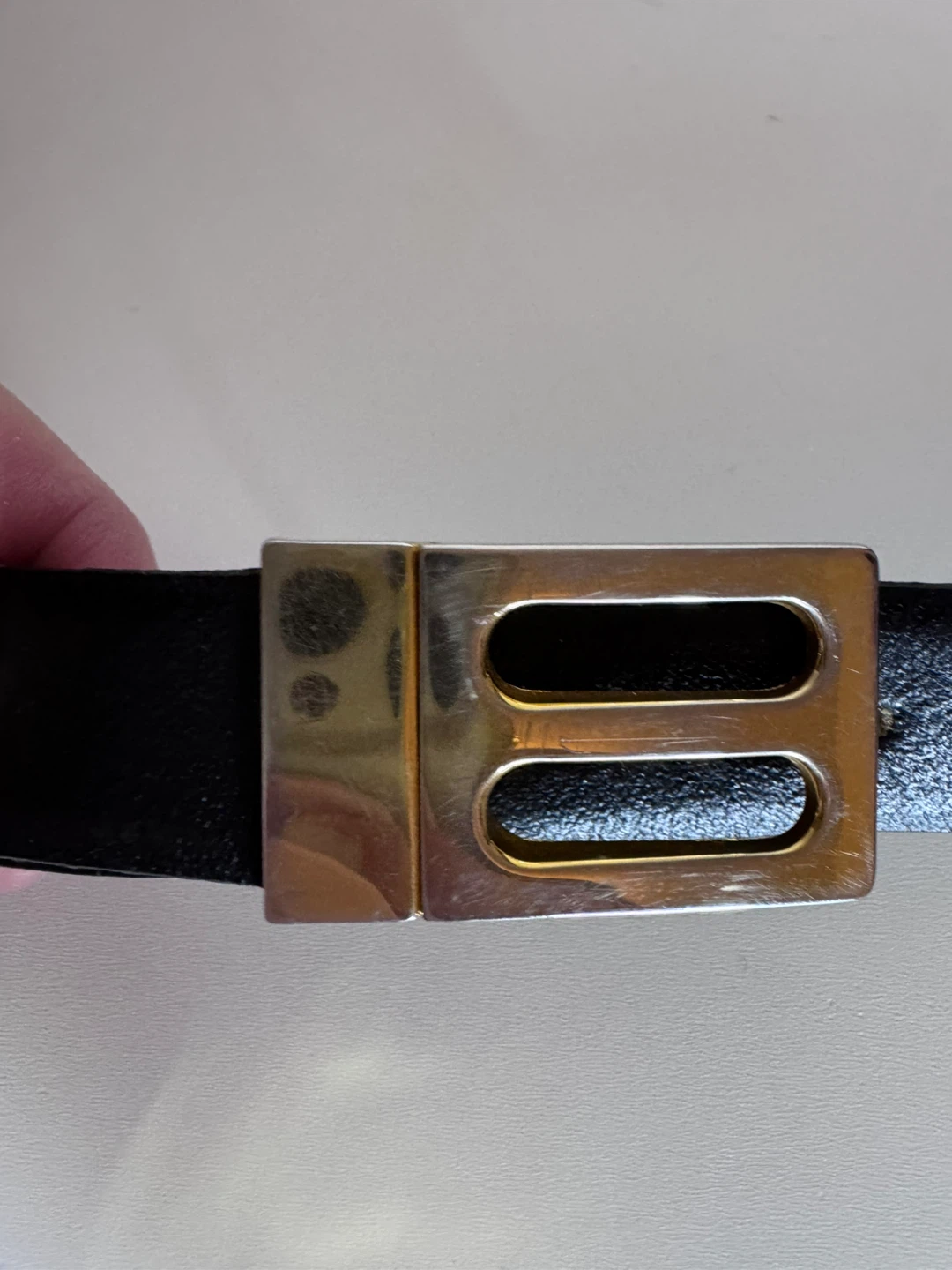Reversible Leather Belt Size 40/100 - photo 3