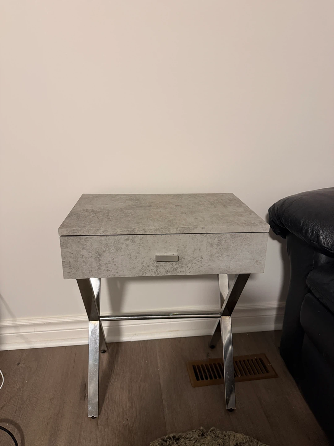 Modern Grey Side Table - $30 OBO