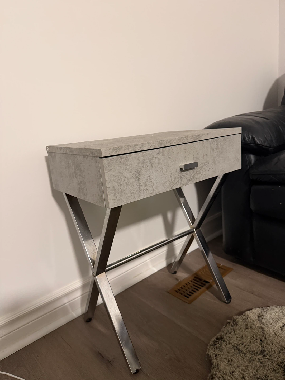 Modern Grey Side Table - $30 OBO - photo 2