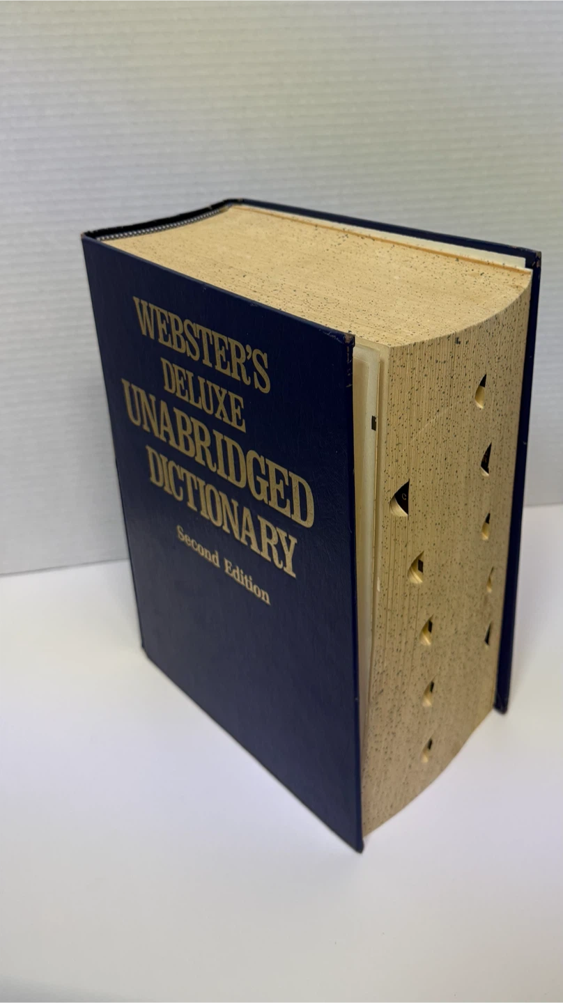 Webster's Deluxe Unabridged Dictionary Second Edition