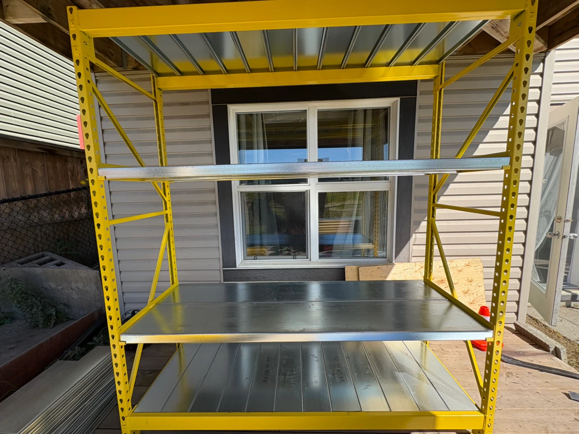 Industrial Metal Shelving Unit