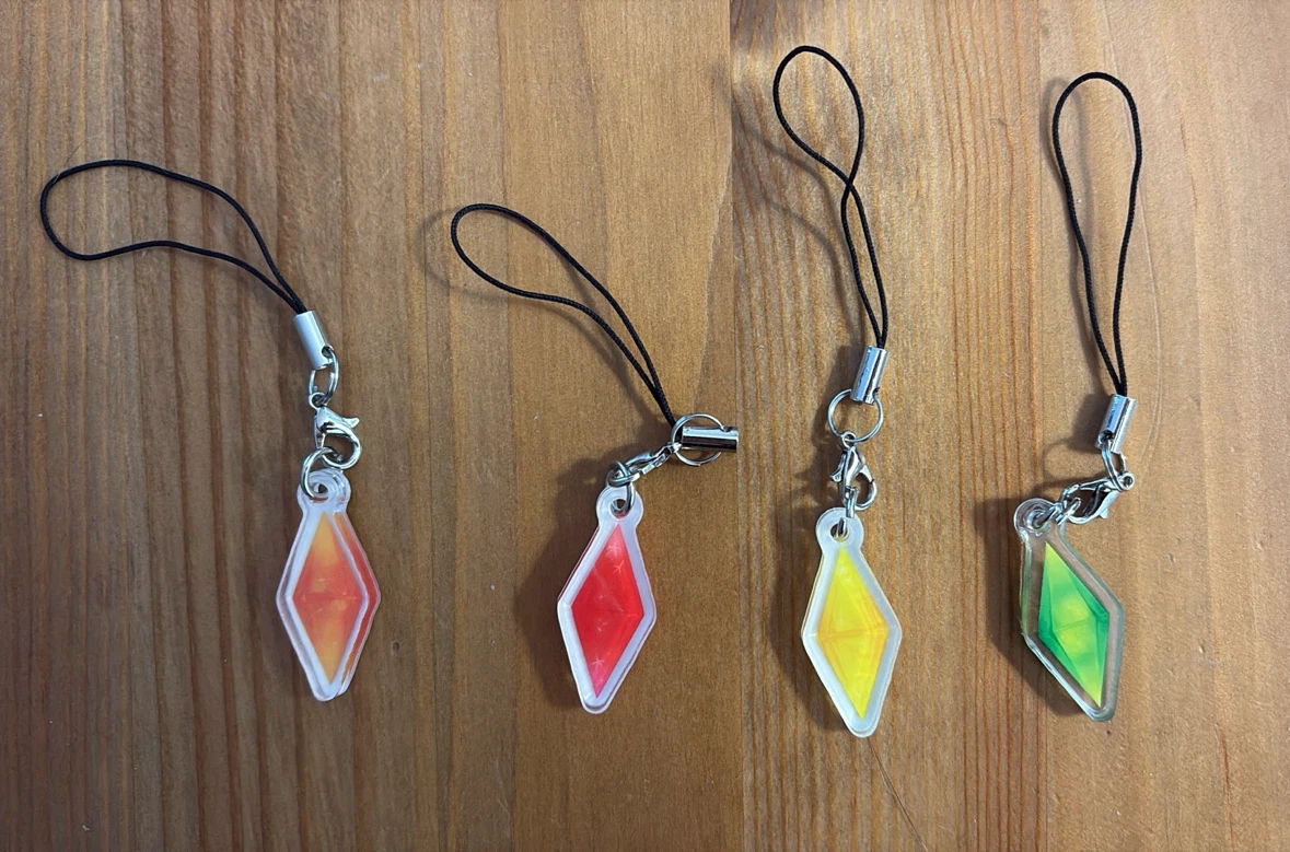 The Sims Plumbob Phone Charms