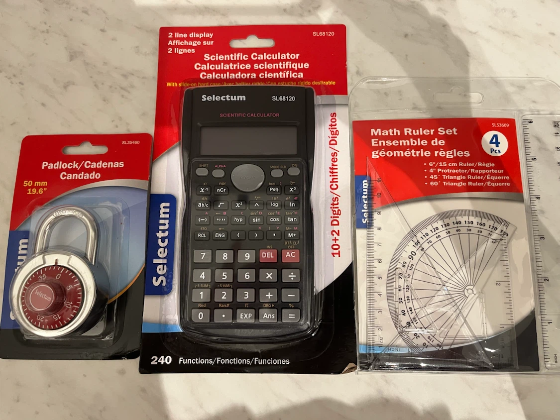 Brand new back to school backpack filled with supplies