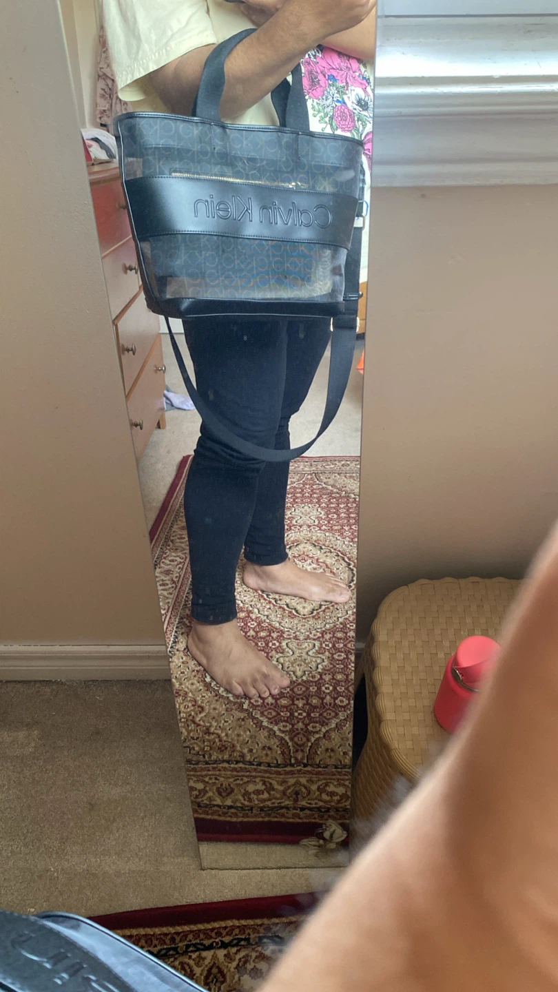 Calvin Klein Logo Tote Bag