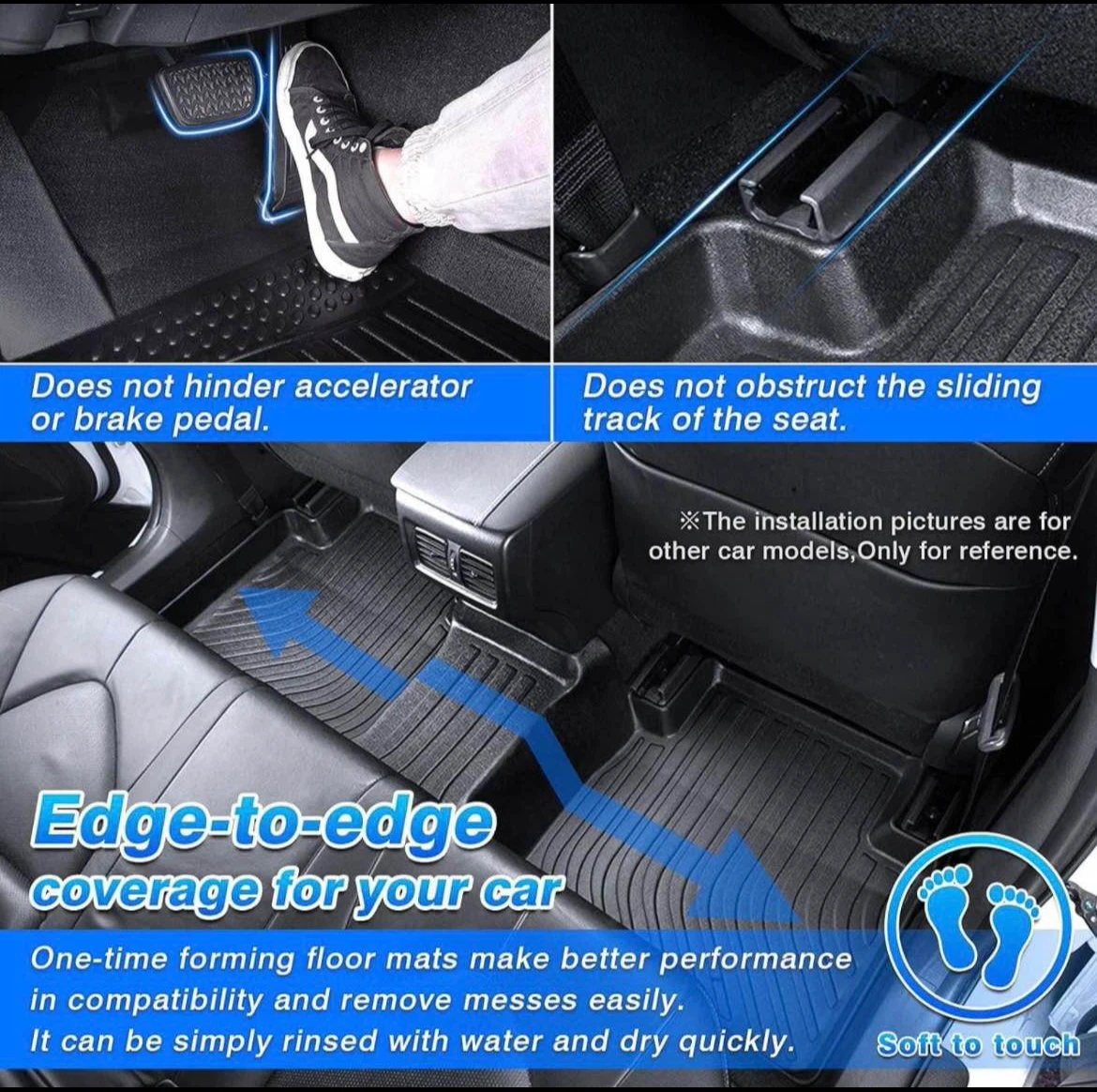 3D Floor Liners for Kia Seltos-2022 Present - photo 3