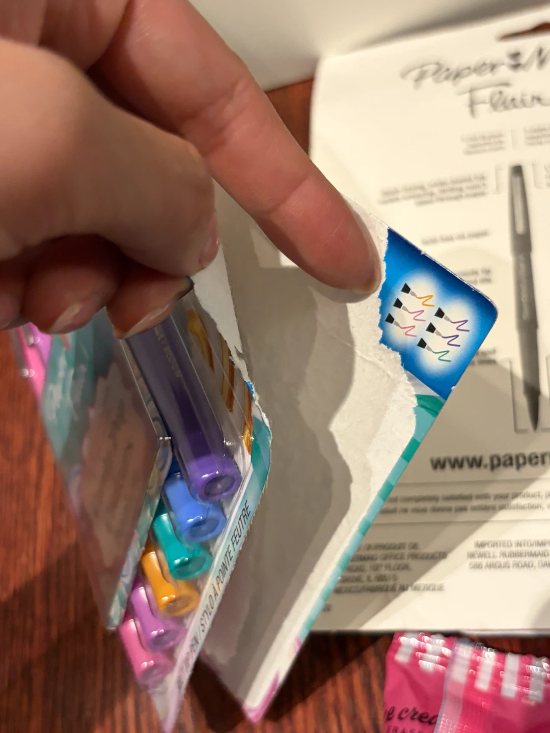 Stationery Set Paper Mate Pens and Ice Cream Erasers - photo 4