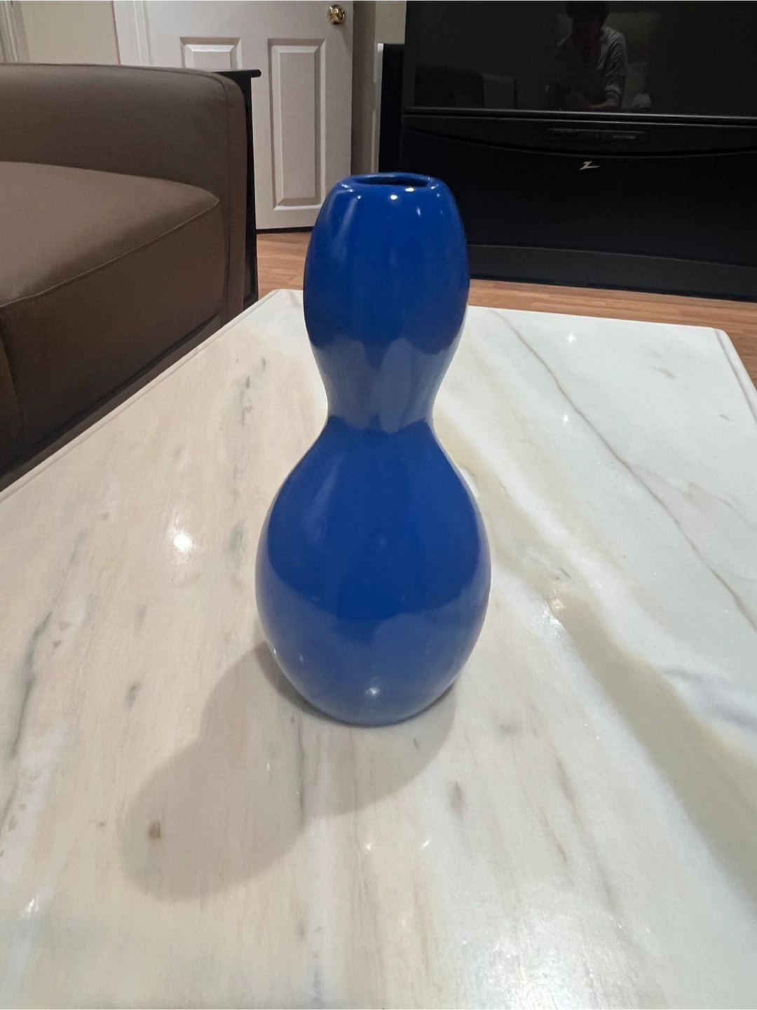Blue Gourd-Shaped Vase