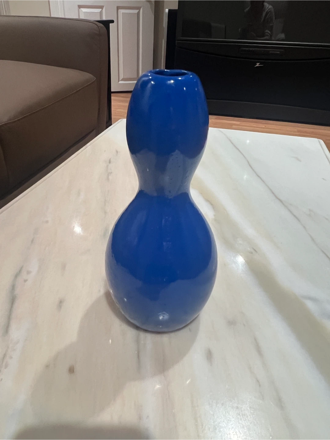 Blue Gourd-Shaped Vase - photo 2