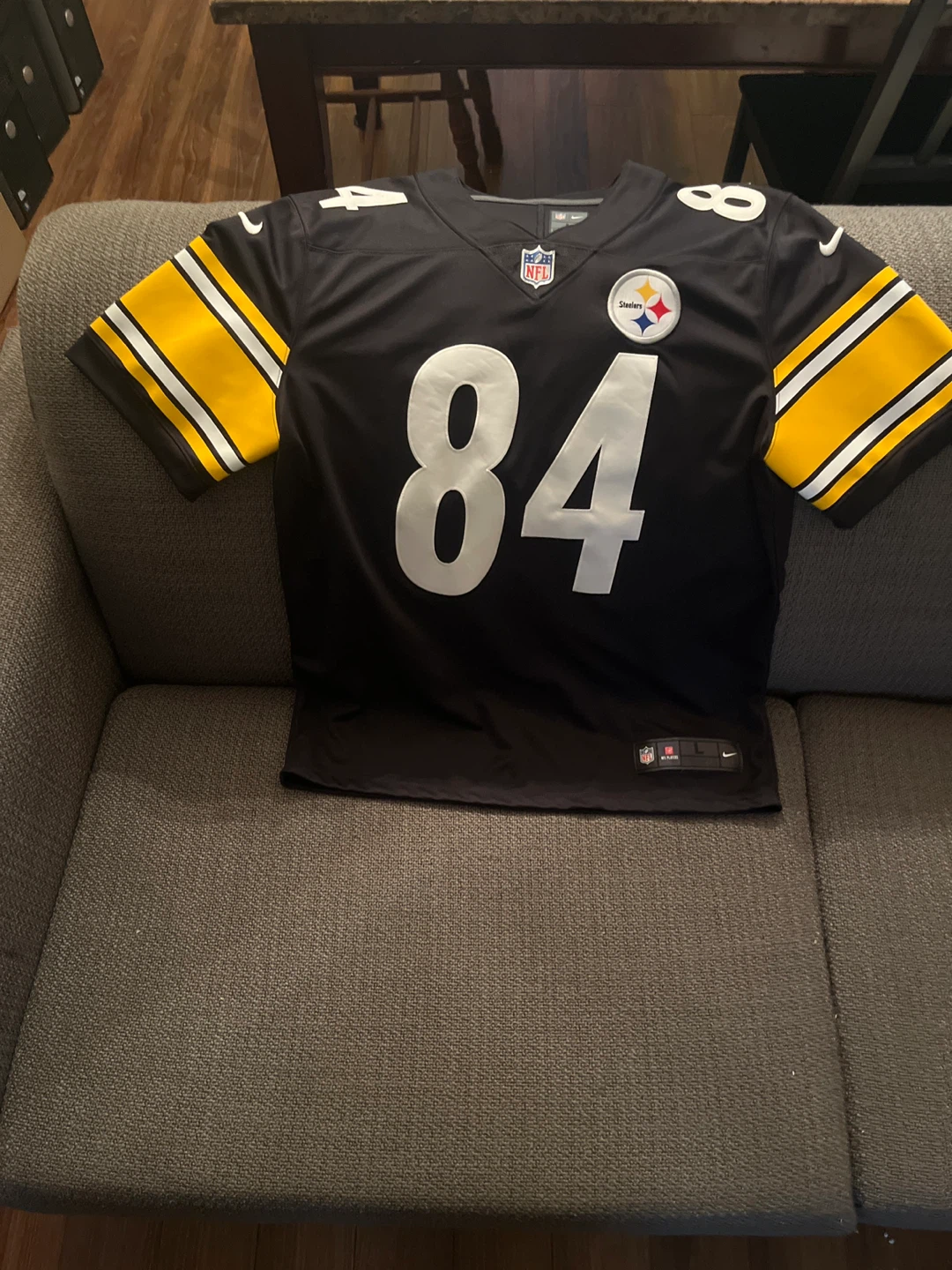 Authentic Stitched Nike NFL Steelers Antonio Brown Jersey L - photo 3