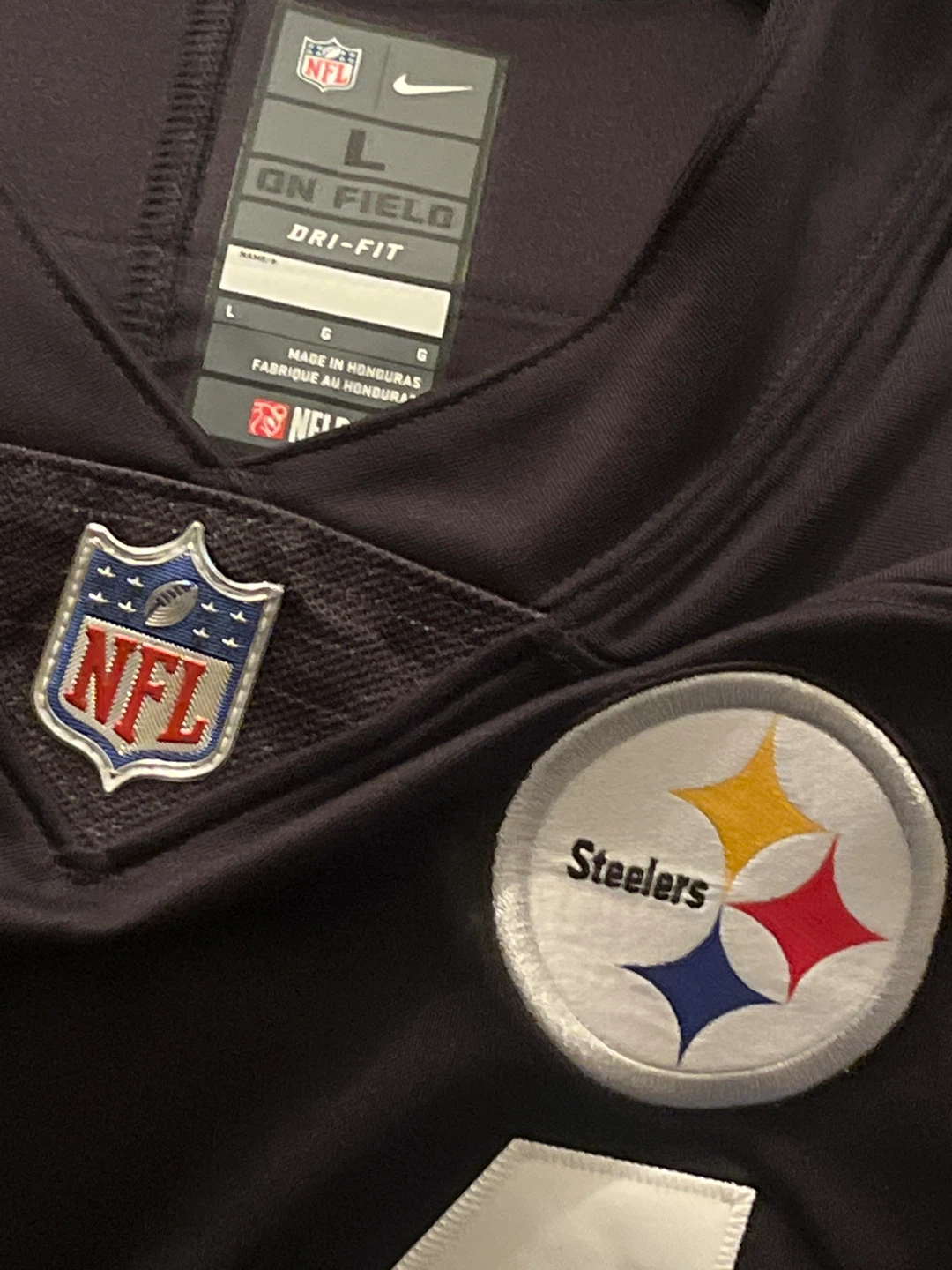 Authentic Stitched Nike NFL Steelers Antonio Brown Jersey L