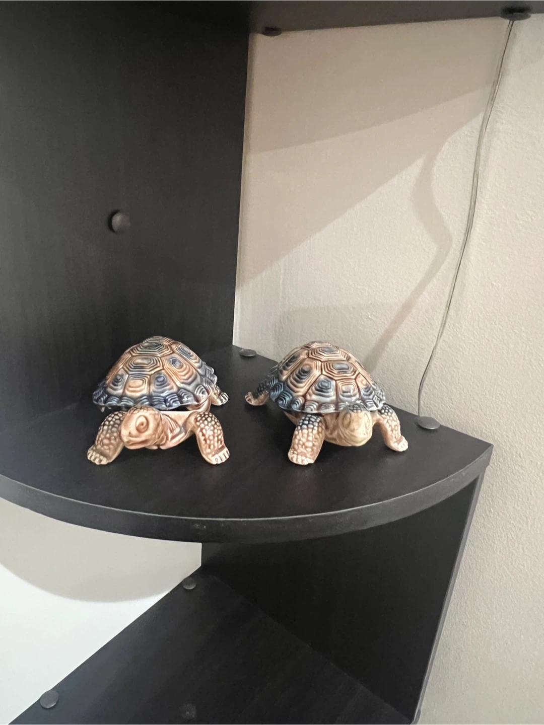 Two Ceramic Turtle Figurines