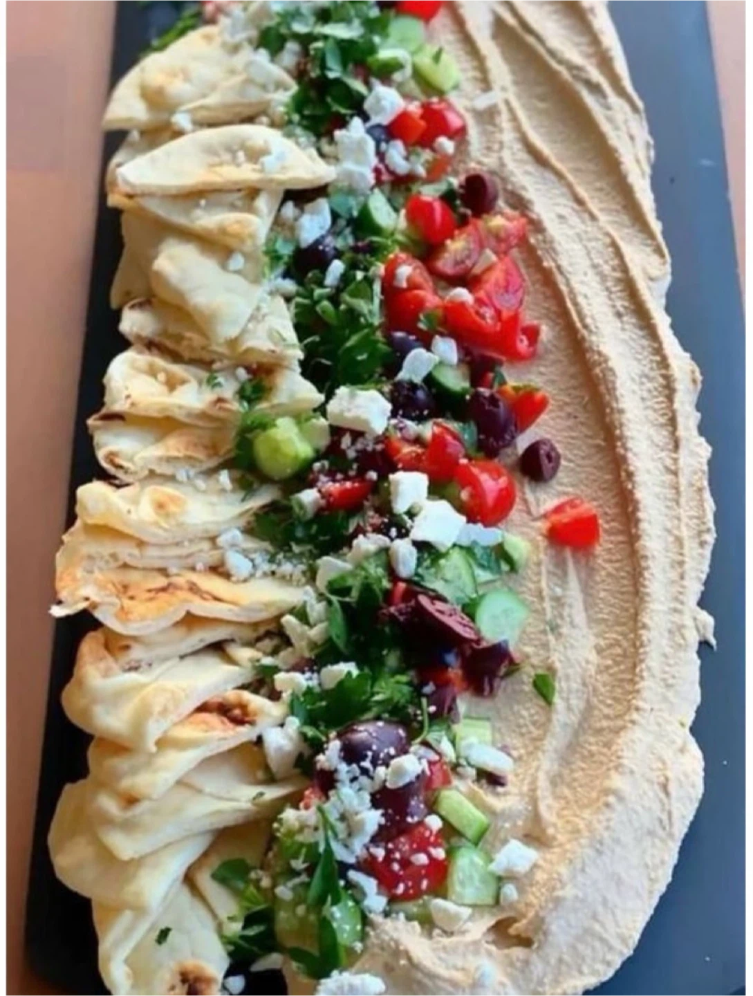 Fresh hummus dip