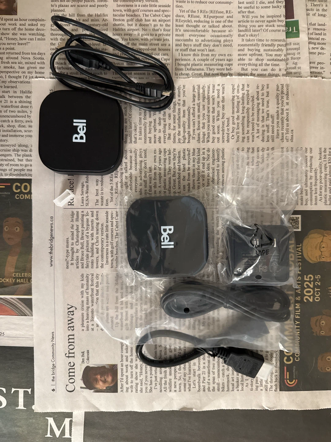 2 Bell Streamers 4K Android TV Box (No Remote)