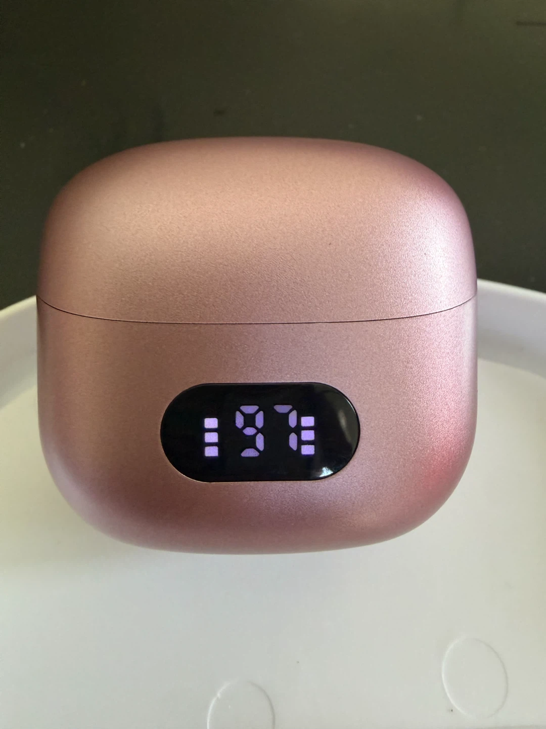 T09 Wireless Earbuds with Rose Gold Charging Case - photo 2