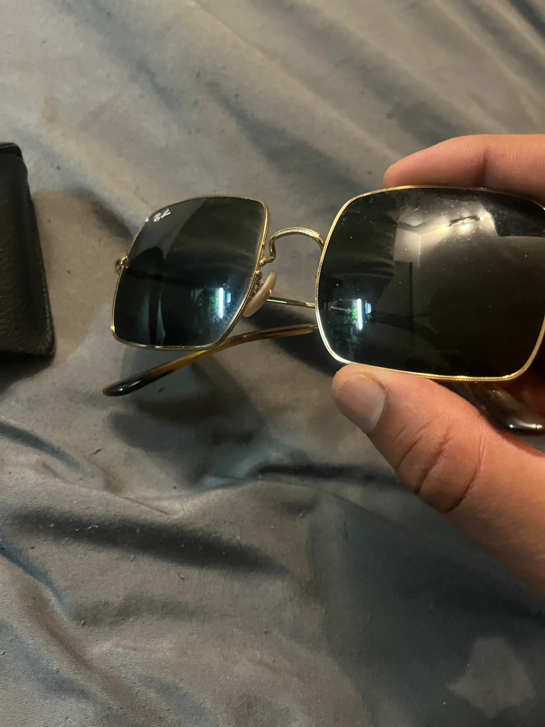 Ray-Ban Square Sunglasses Gold - photo 4