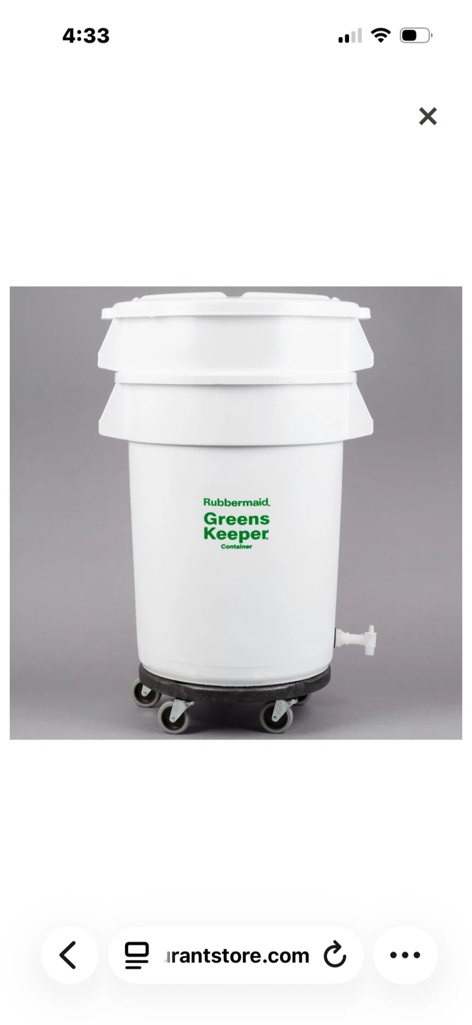 Rubbermaid Greens Keeper Container - photo 4